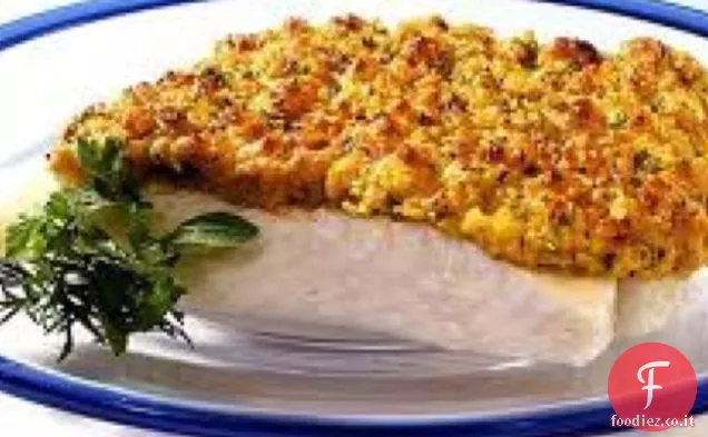 Scrod con pangrattato alle erbe