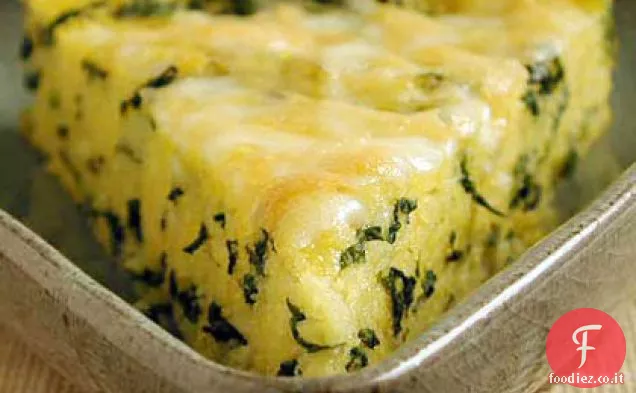 Polenta con Fontina e Spinaci