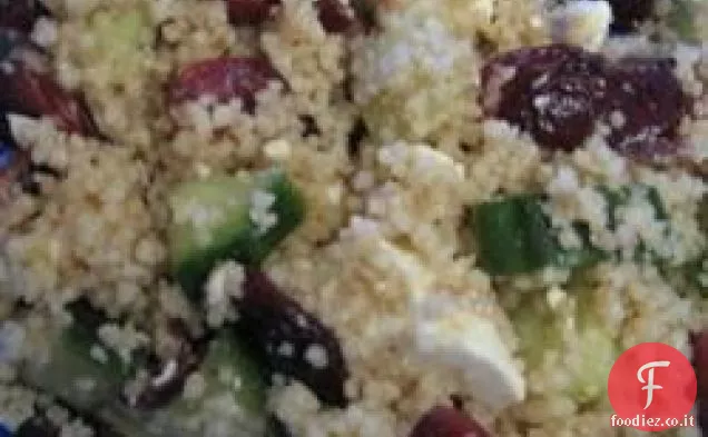 Couscous, mirtillo e insalata di Feta