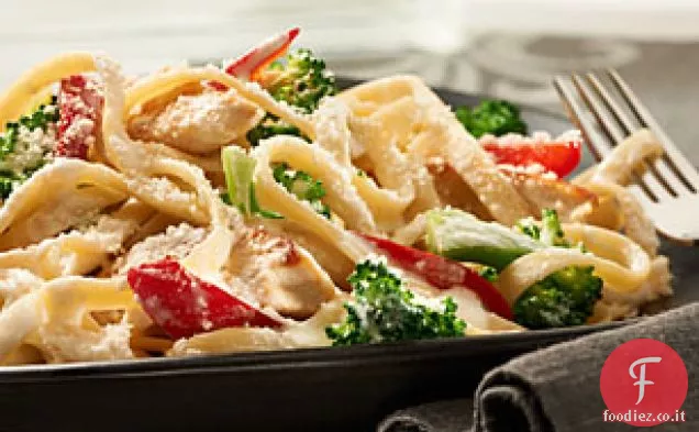 Cremoso Fettuccine di pollo italiano