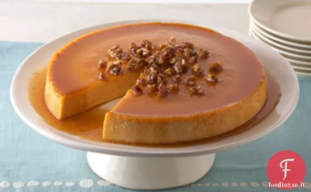 Flan di zucca e crema di formaggio