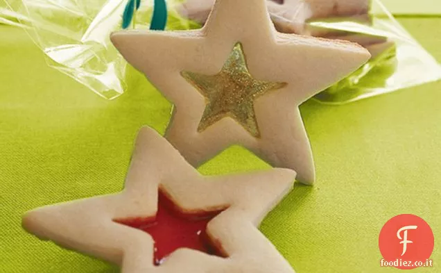 Biscotti di vetro colorato