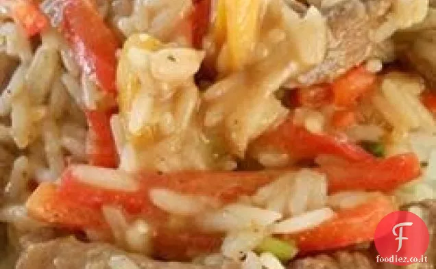 Pepe Riso e coriandoli Manzo