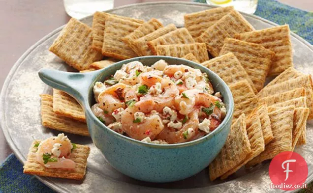 Bruschetta di gamberetti Topping