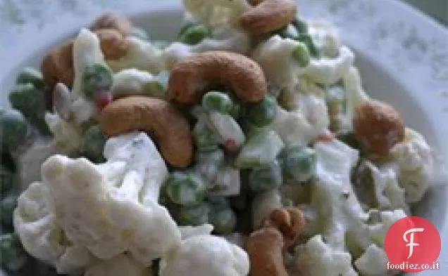 Insalata di piselli e cavolfiori
