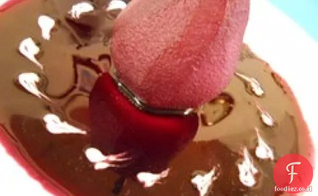 Poires Au Vin Rouge ( Pere al vino rosso)