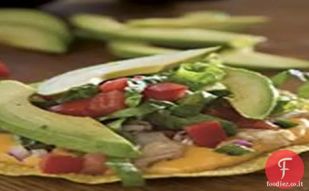 Pollo Tostadas de Queso