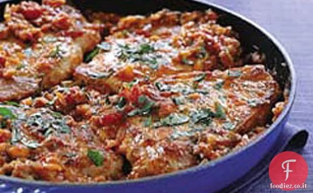 Braciole di maiale Mexicana