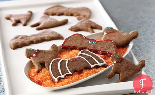 Pipistrelli & Gatti cioccolato Biscotti di Halloween