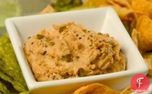 Hummus piccante a tre peperoni