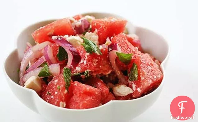 Insalata di anguria con Feta o Cotija