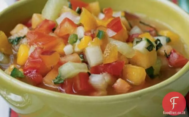 Gazpacho grosso di pomodoro e frutta