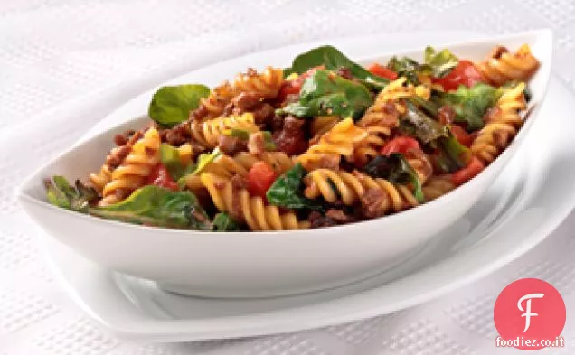 Pasta con verdure appassite e si sbriciola