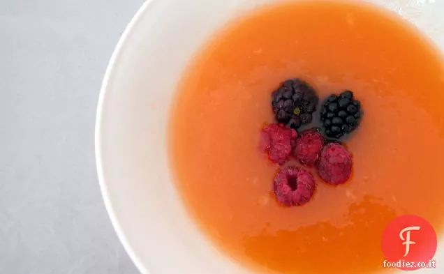 Zuppa di melone refrigerata