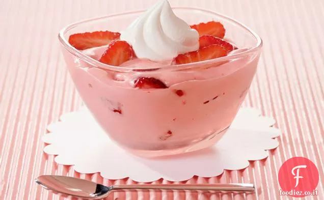 Tazze di Mousse alla fragola JELL-OÂ® 