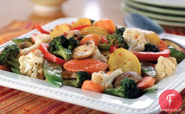Verdure fresche saltate