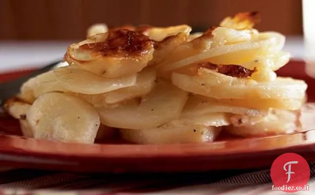 Gratin Dauphinois (Patate smerlate con formaggio)