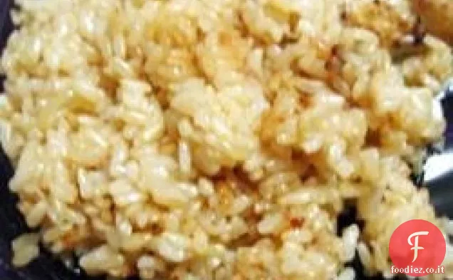 Pilaf di riso alla cipolla