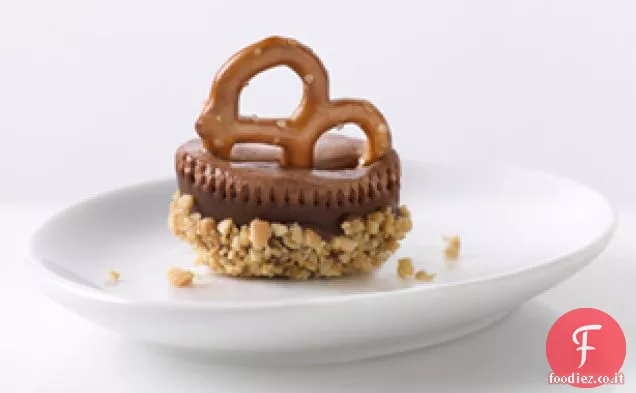 Bonbon al cioccolato e burro di arachidi