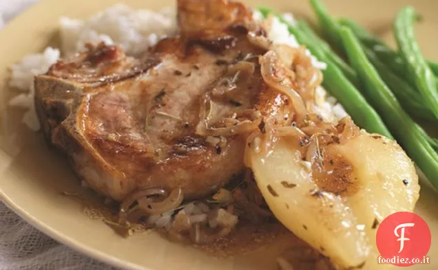 Veloce e facile braciola di maiale padella