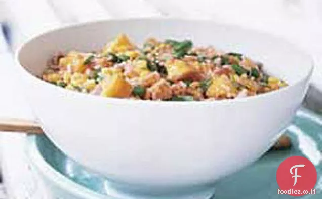 Insalata di riso e Pesche