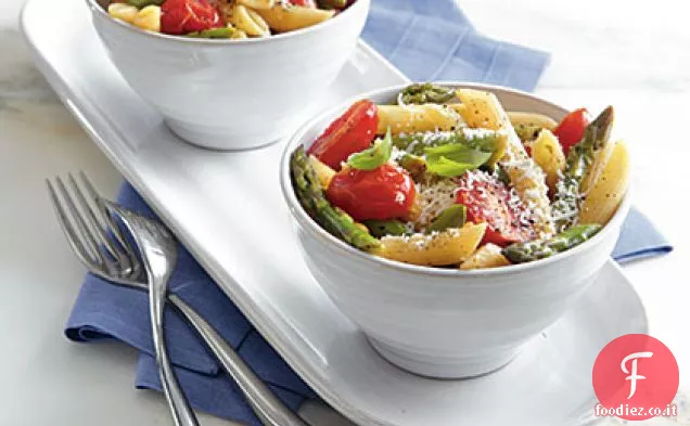 Pasta Primaverile con Asparagi e Pomodorini d'uva