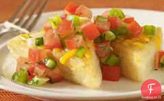 Polenta con Salsa di Pomodoro Fresco