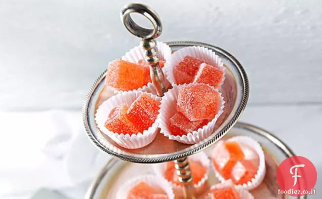 Caramella di gelatina arancione