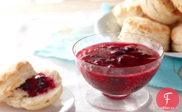 30 Minuti per fatti in casa SICURO.Marmellata di gelatine di Lamponi e mirtilli