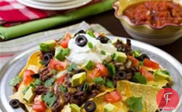 Nachos di manzo dolce e piccante