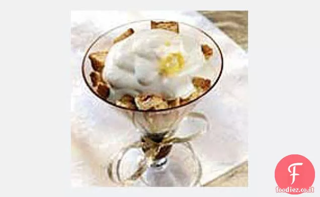 Parfaits di Mousse al cioccolato bianco