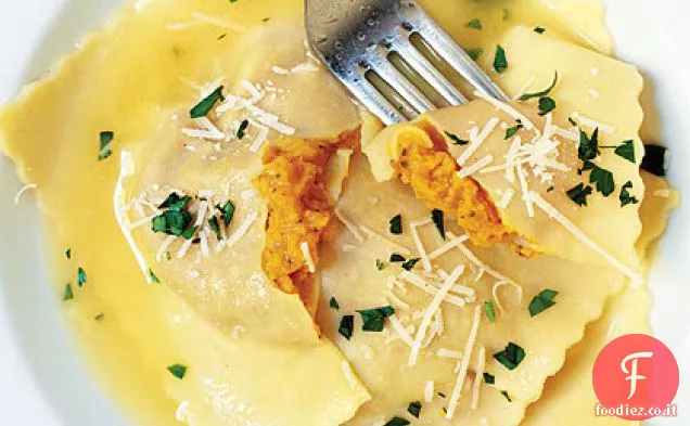 Ravioli di zucca gigante