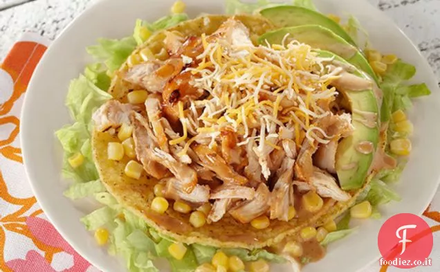 Insalata di taco di pollo alla griglia