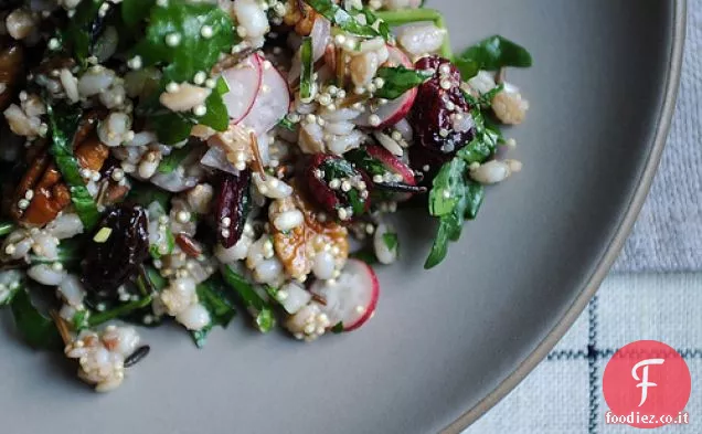 Insalata di ravanelli e noci pecan