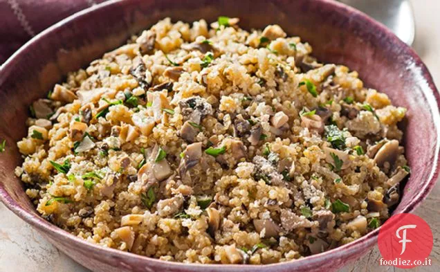 Funghi-Quinoa Pilaf