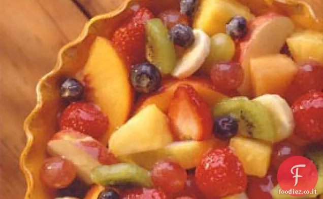 Frutta glassata allo zenzero