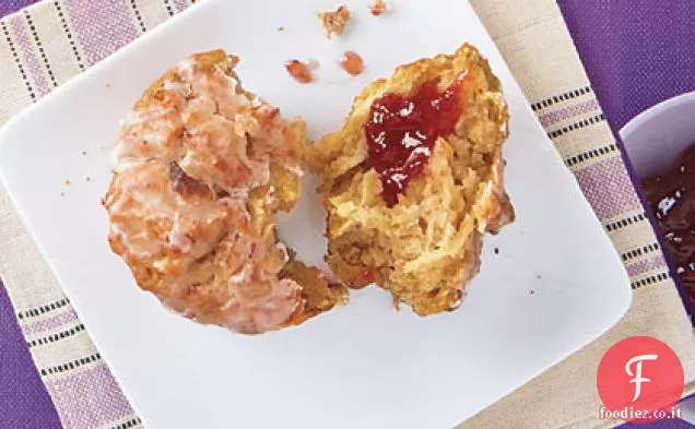 Muffin alla mela e farina d'avena