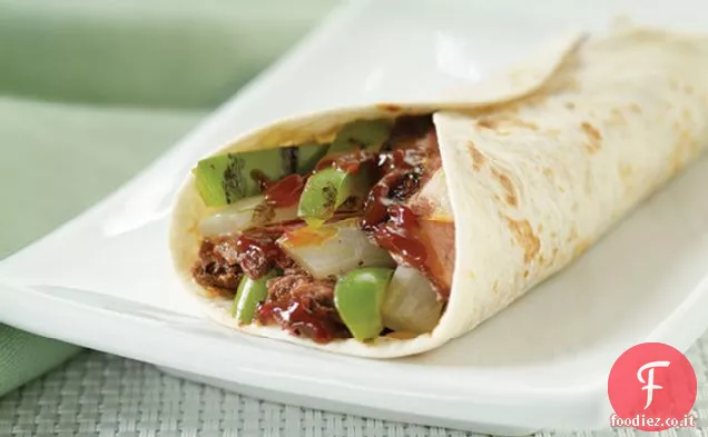 Fajitas di bistecca al fianco piccante