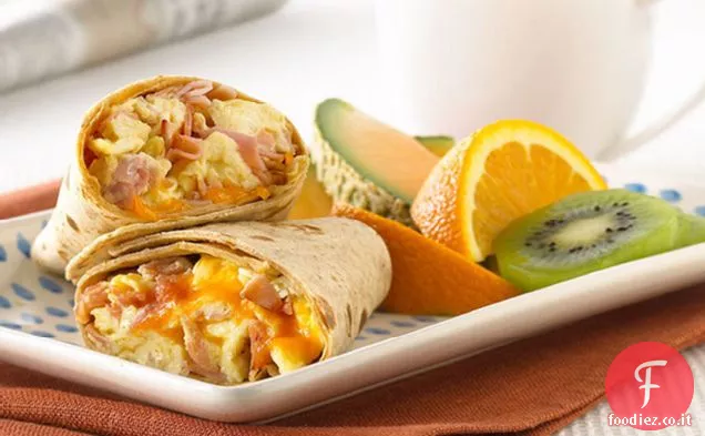 Burrito all'Uovo, Prosciutto e Formaggio