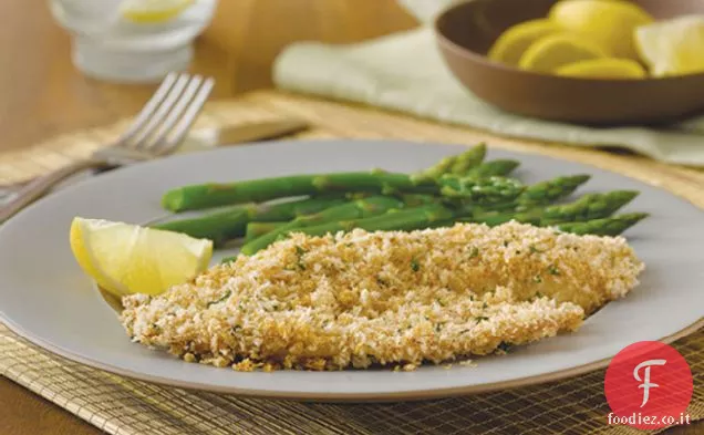 Panko Tilapia alle erbe di limone