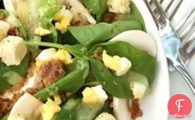 Insalata di spinaci piccante