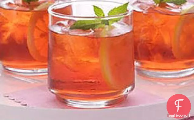Cocktail di tè al lampone
