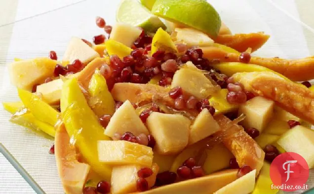 Insalata di mango e papaia