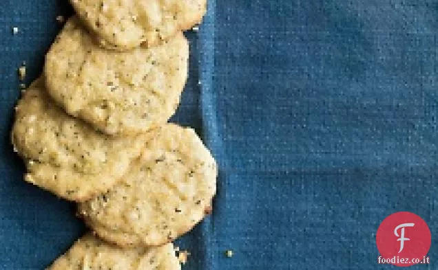 Biscotti di farina di mais al limone e zucchine