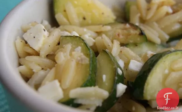 Insalata di Orzo con Zucchine e Feta