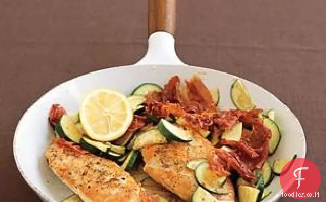 Pollo, Zucchine e Prosciutto