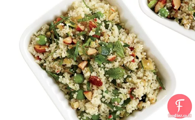 Insalata di Couscous con Zucchine e Mandorle Tostate