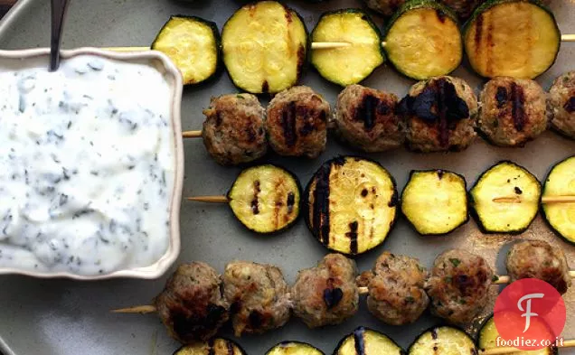 Kebab di Kefta e Zucchine