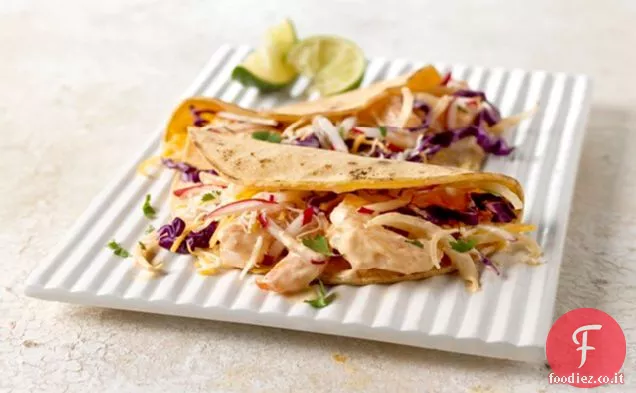 Taco di gamberi cremoso