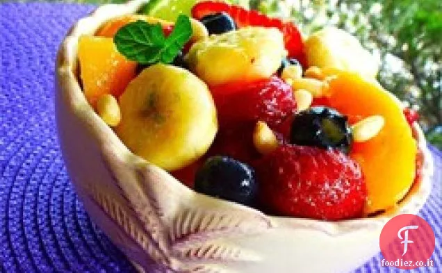 Insalata di frutta al miele e lime